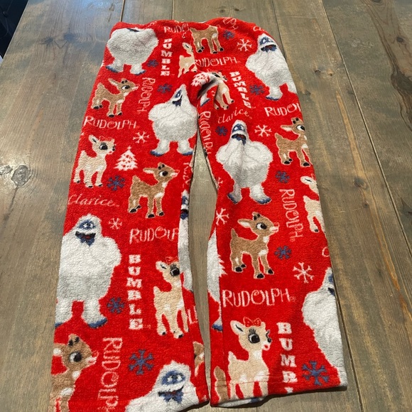 SOLD ✅ Rudolph The Red Nosed Reindeer Women Holiday Christmas Pajama Pants S 4-6 - Picture 6 of 7